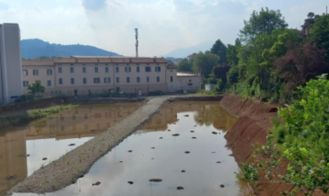 Acqua stagnante e cantiere abbandonato: a che punto sono i lavori all’ex Ismes?