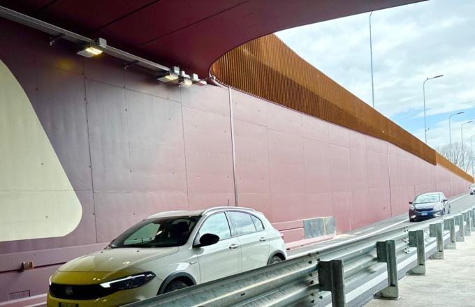 Tram della Val Brembana, inaugurato il nuovo sottopasso della circonvallazione a Valtesse