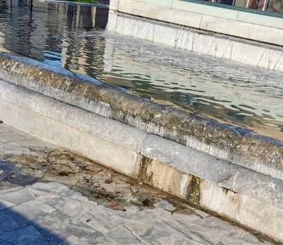 La fontana di Dalmine continua ad avere problemi: ma di chi è la colpa?