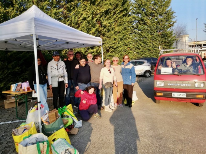 Gran bel successo per la Giornata della carità a Seriate: milletrecento scatoloni raccolti