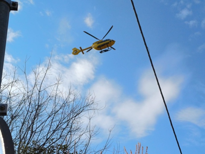 Malore improvviso a Romano: 67enne trasferito all’ospedale in elisoccorso