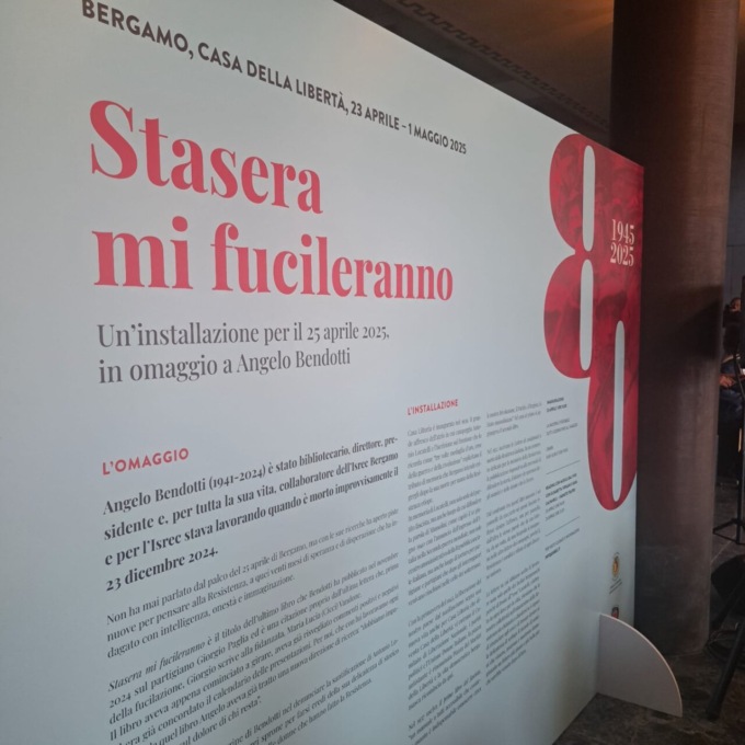 Le lettere dei partigiani danno voce alle mura di Palazzo della Libertà di Bergamo