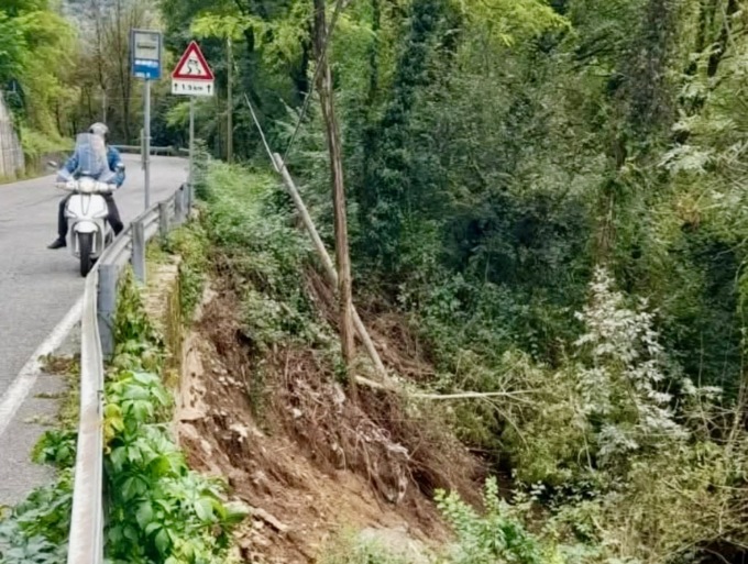 Intervento contro le frane ad Alzano Lombardo, così che la terra non ceda (di nuovo)