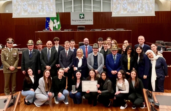 Il canto alpino fa volare oltre la classe i ragazzi del Maironi da Ponte di Presezzo