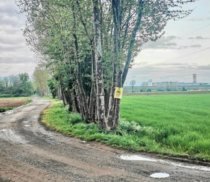 La pista ciclabile fra Sabbio (cioè Dalmine) e Stezzano è interrotta da ben due anni