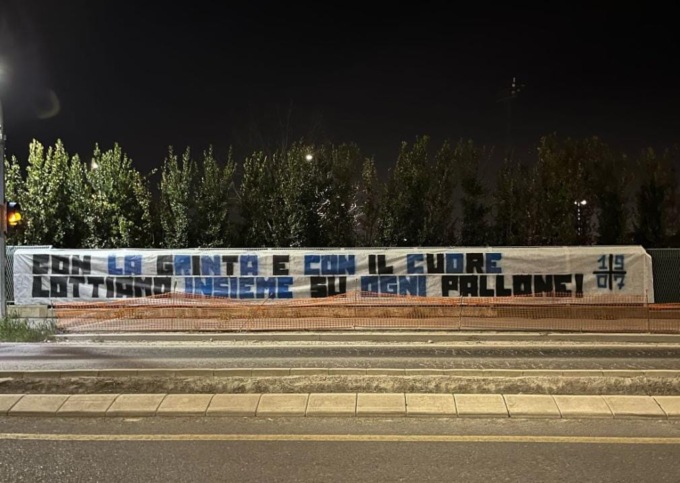 L’appello della Curva alla Dea: «Con grinta e cuore, lottiamo insieme su ogni pallone»