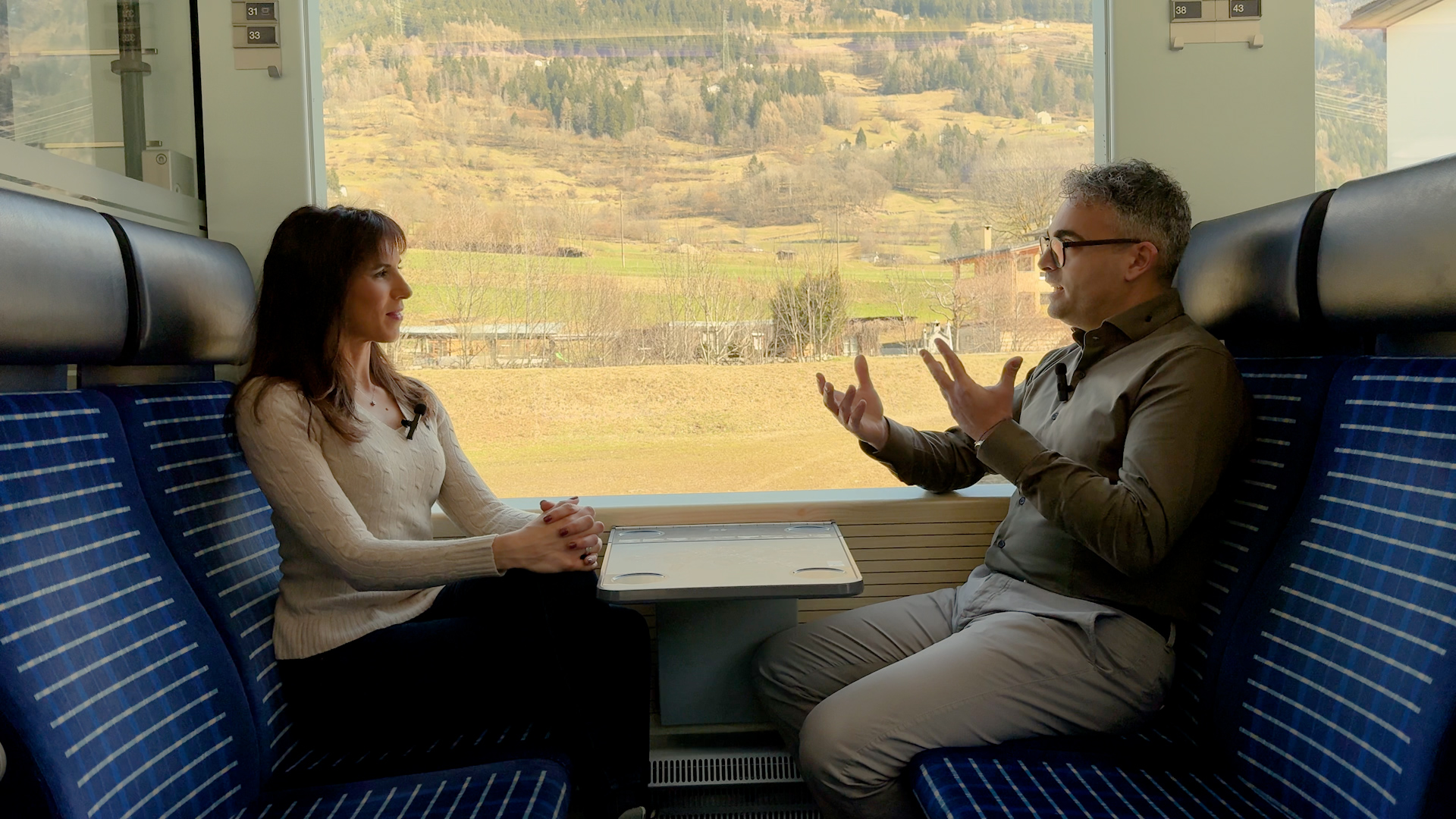 foto intervista trenino