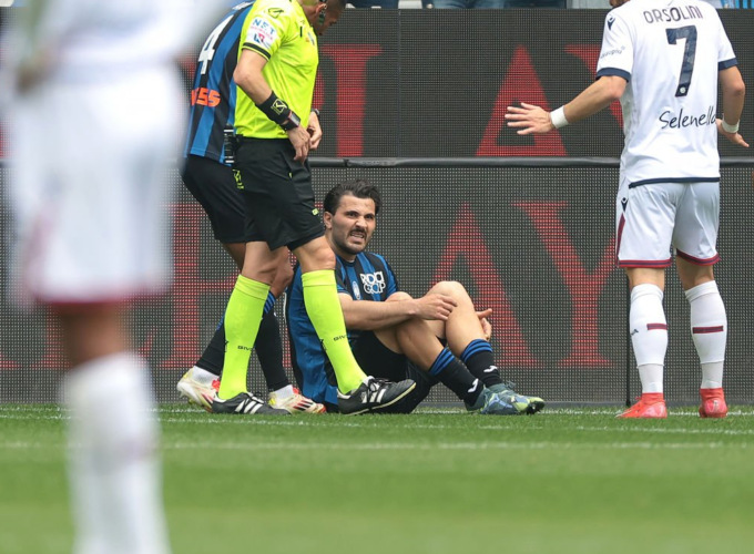 Atalanta, tegola Kolasinac: c’è la rottura del legamento crociato anteriore