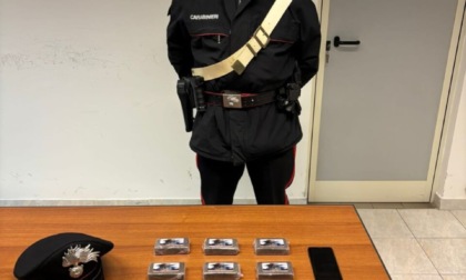 Trovato con 1,5 chili di hashish ad Almenno San Bartolomeo: arrestato dai Carabinieri