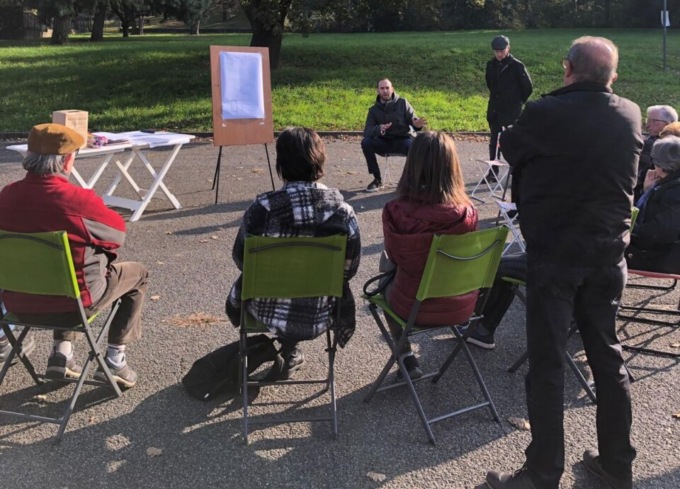 Il cortile della ex scuola Brembo di Curno diventerà un parco: via ai lavori dall’estate