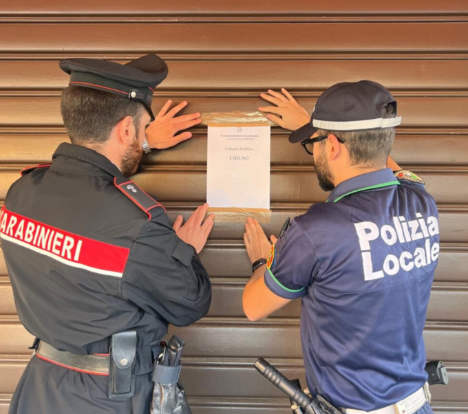 Controlli dopo l’accoltellamento a Trescore, chiuso per cinque giorni un bar in centro
