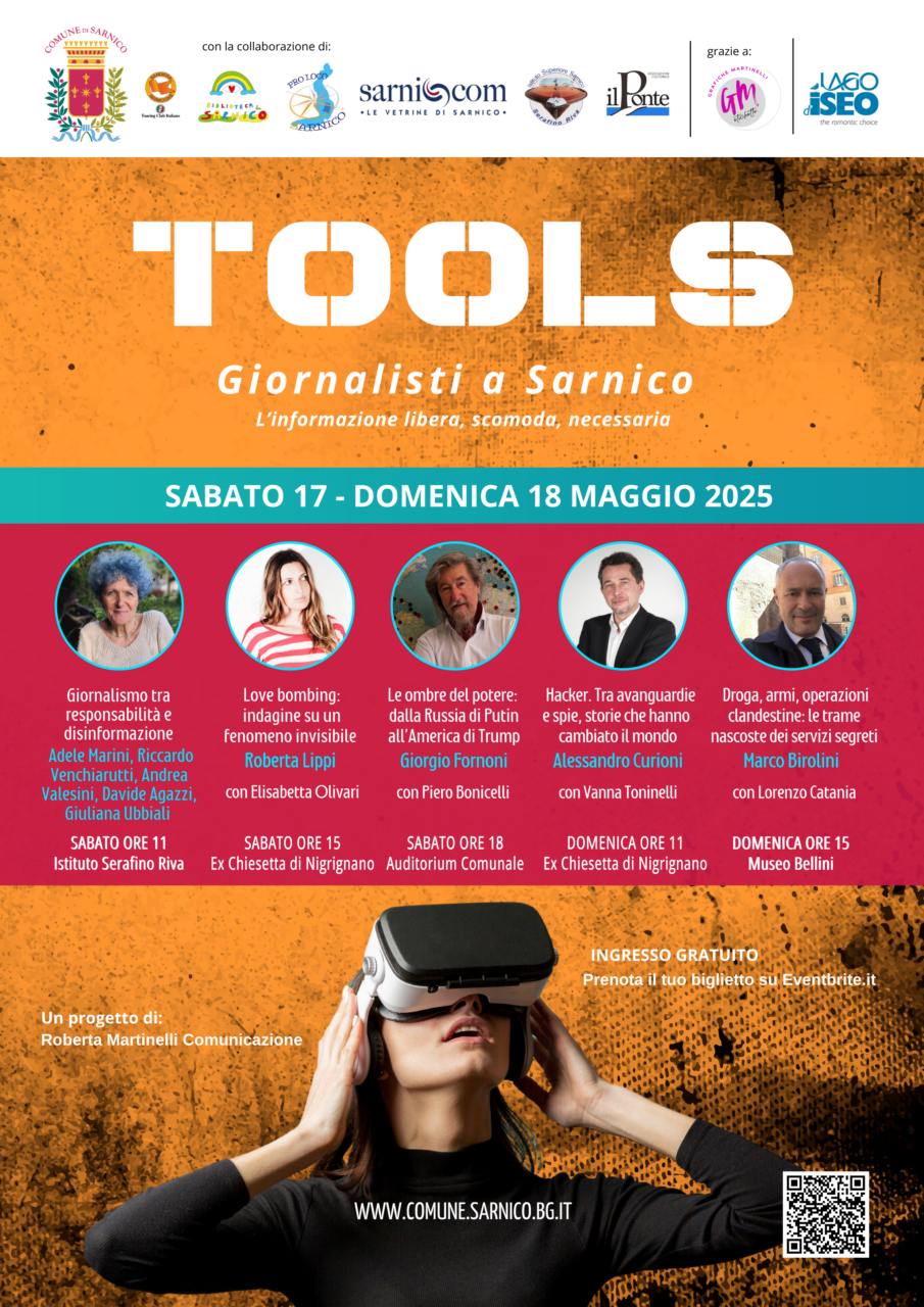 Locandina TOOLS. Giornalisti a Sarnico