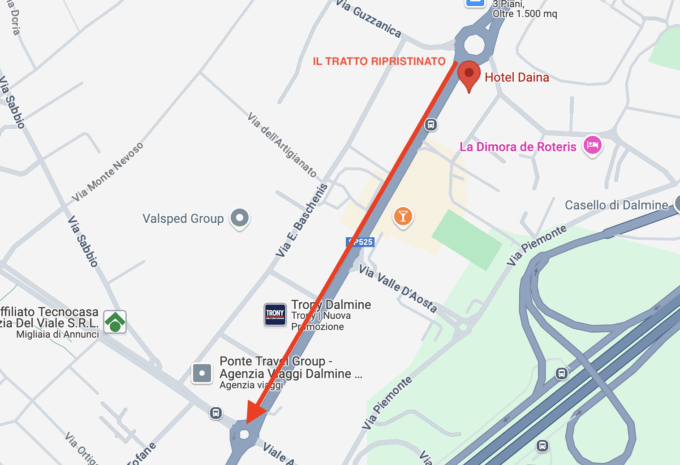 Fine cantiere in anticipo: domani riapre la ex 525 tra l’hotel Daina e le piscine in direzione Sud