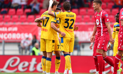Poker nerazzurro all'U-Power Stadium, con il Monza (nel silenzio per lutto) finisce 0-4