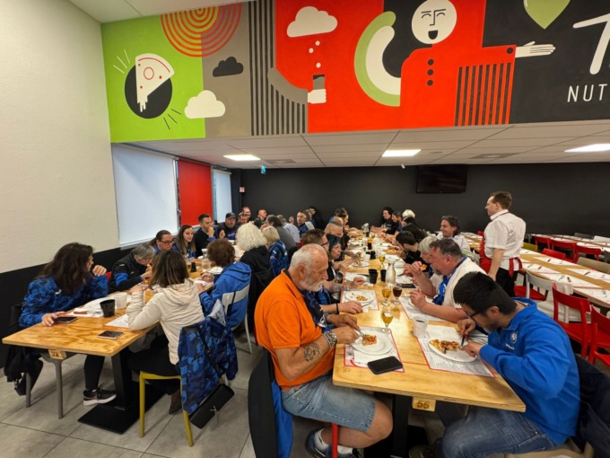 Post-partita solidale per Chei de la Coriera: in 41 dopo Monza sono stati da PizzAut