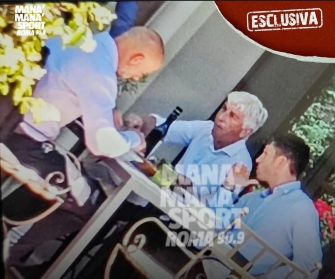 La foto del colloquio tra Gasperini e la Roma a Firenze. Nessuna comunicazione all’Atalanta