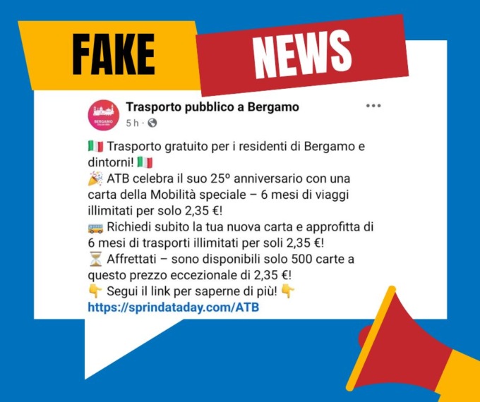 La truffa della «carta speciale della mobilità» per viaggiare sei mesi gratis con Atb
