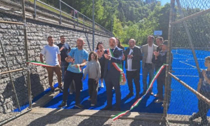 Berbenno ha un nuovo campo sportivo: inaugurati gli spazi per basket e tennis
