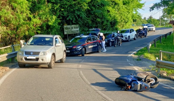Torre de’ Busi, 59enne si schianta in moto: è gravissimo