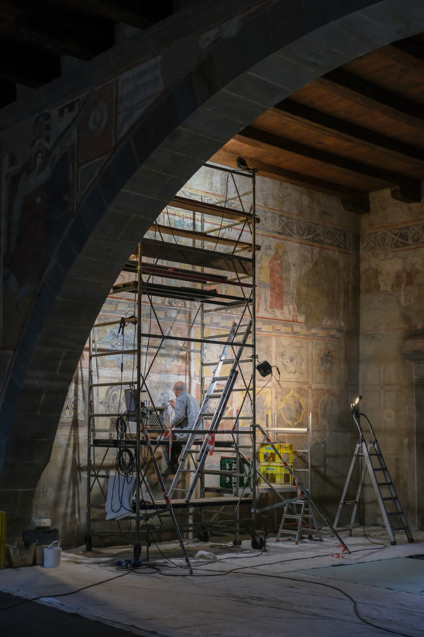 4_Aula Picta_cantiere pilota parete est_2