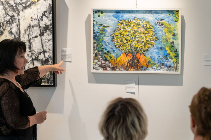 Emozioni a colori per il corner d’arte di Domitys Quarto Verde