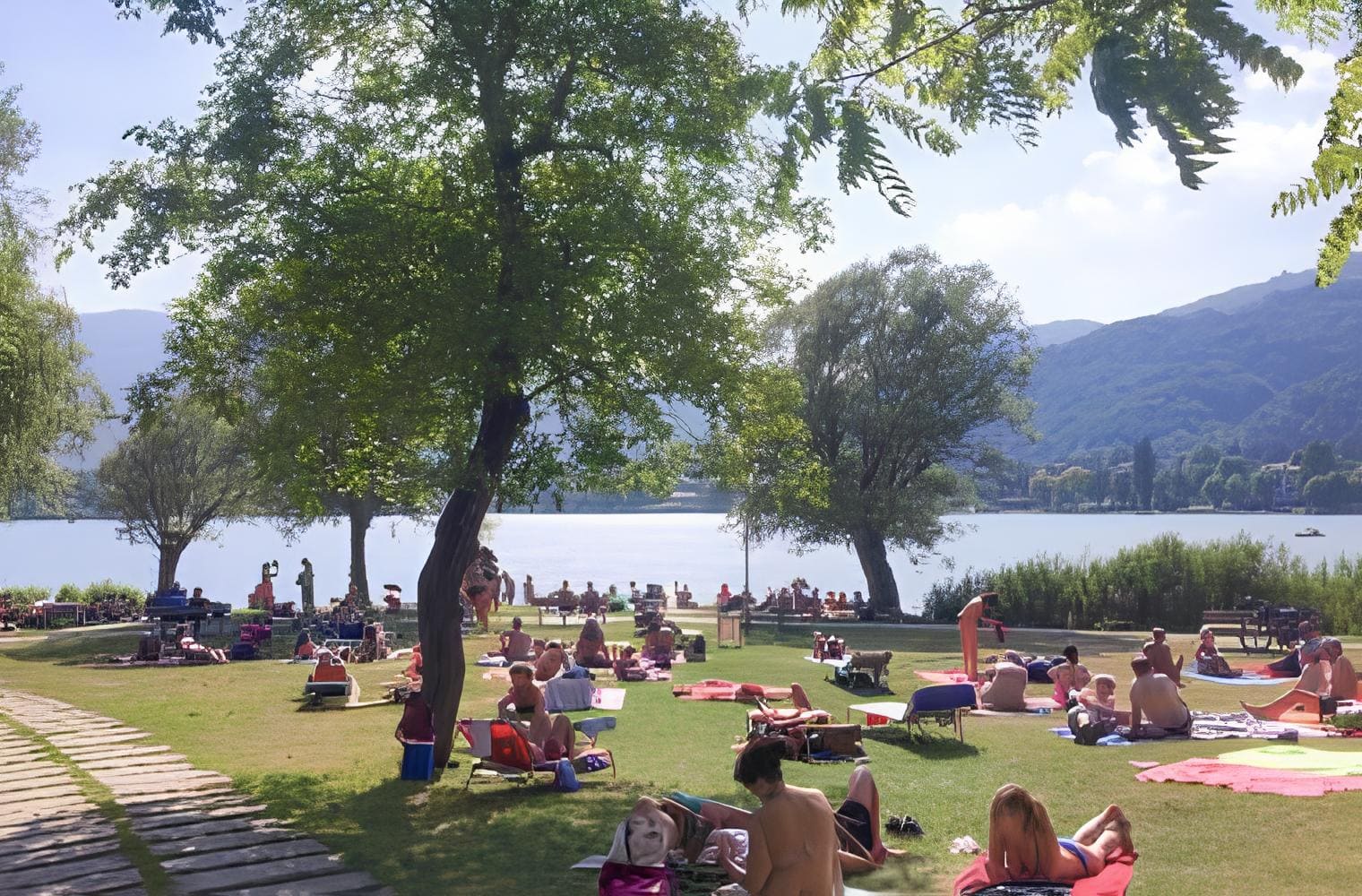 Lago di Endine 3 gente