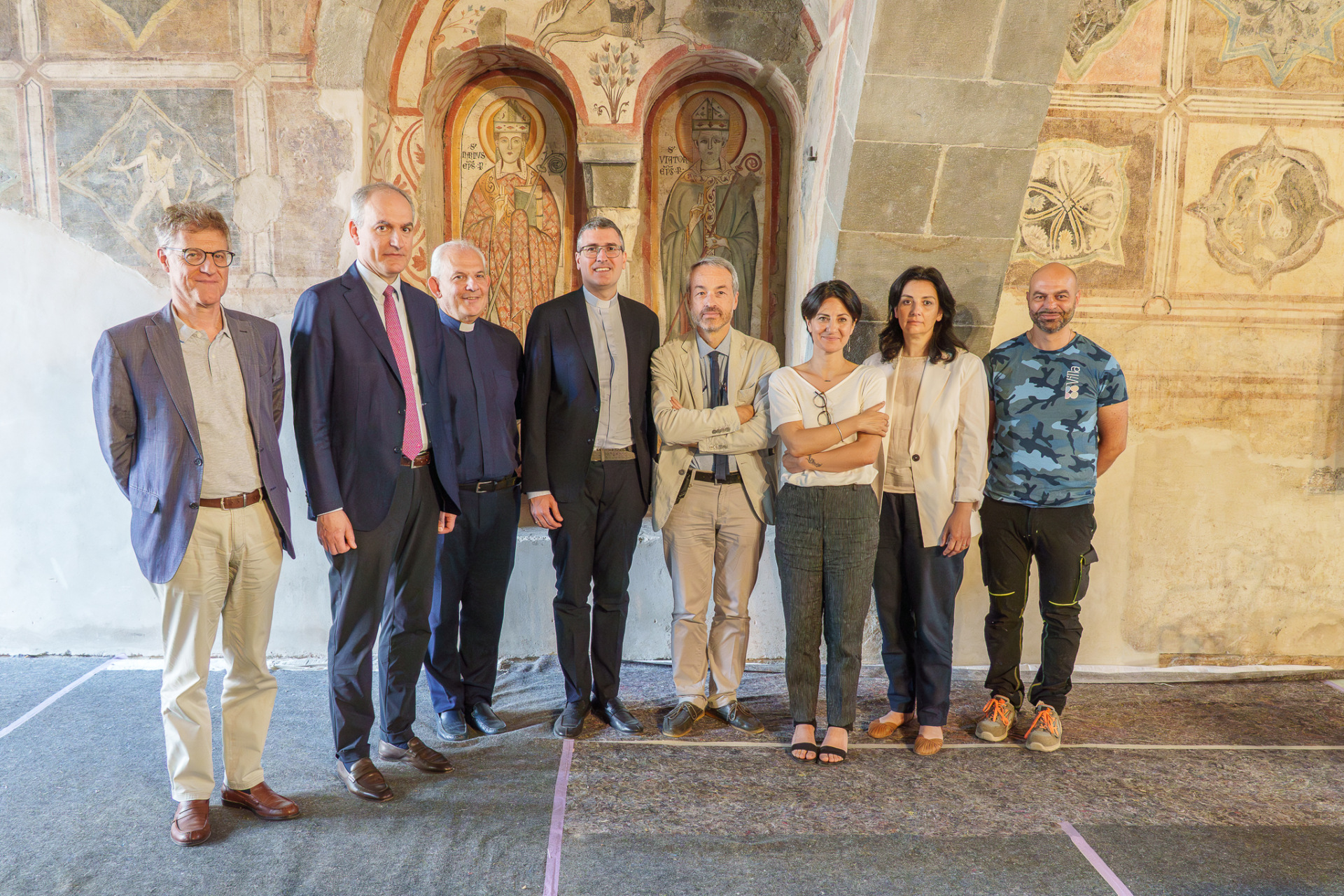 Presentazione restauri Aula Picta