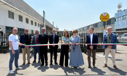 Inaugurata la nuova stazione della BiGi alla sede di UniAcque in via Canovine