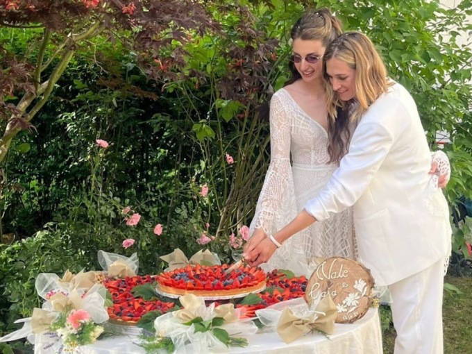 Valentina Arrighetti e Gaia Moretto si son sposate (e c’era un po’ di volley bergamasco)