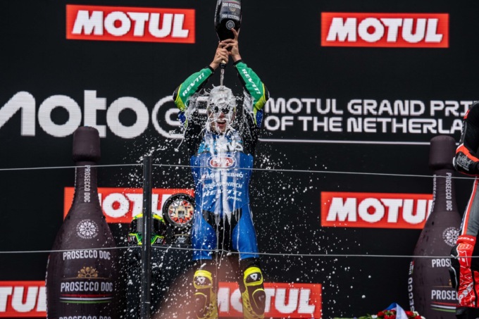 Moto2, fine settimana perfetto per Moreira: pole position, vittoria e giro veloce