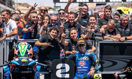 Moto2, spettacolo puro ad Aragon: Moreira porta Italtrans sul secondo gradino del podio