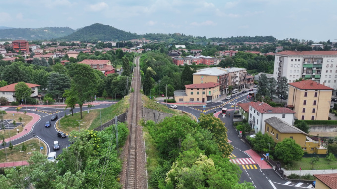 Ponte San Pietro, inaugurata la nuova rotatoria all’incrocio Zecchetti