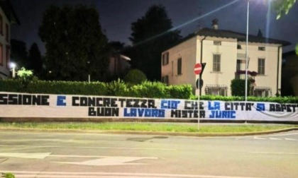 Altro striscione per Juric, in zona stadio: «Passione e concretezza, ciò che la città si aspetta»