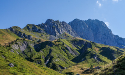 Lo spettacolo della Presolana dal rifugio Rino Olmo: montagna allo stato puro