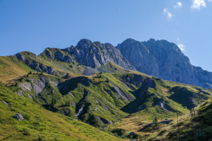 Lo spettacolo della Presolana dal rifugio Rino Olmo: montagna allo stato puro