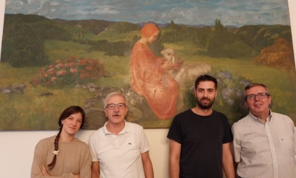 Il dipinto passato dalla stanza più bella del Grand Hotel al Comune di San Pellegrino