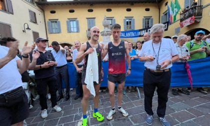 Corsa delle Uova 2025 a Gandino, ha vinto il corridore Simone Marinoni