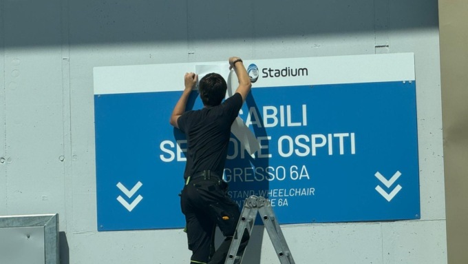 Stadio di Bergamo, ormai certo il cambio di nome: addetti al lavoro per togliere “Gewiss”