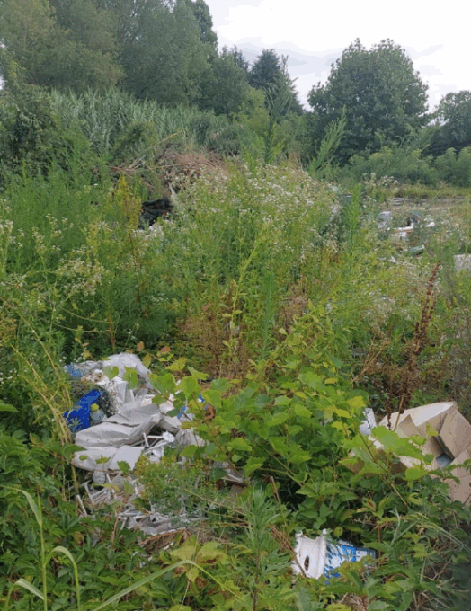Pista ciclabile alla Trucca con rifiuti, vegetazione e rami. Ribolla (Lega): «Interventi per ripristinare l’area»