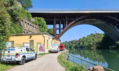 Individuato un corpo nell'Adda, si pensa sia dell'uomo che si è gettato dal ponte