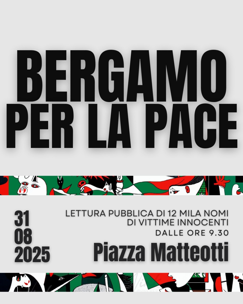 Bergamo per la pace_locandina fronte
