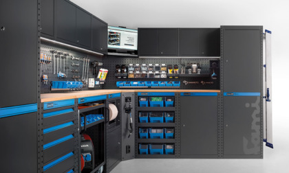 Fami lancia Linea 391, il futuro dell'arredo garage