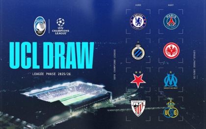 Champions League, il punto a metà percorso: vittoria di platino per la Dea che è sedicesima