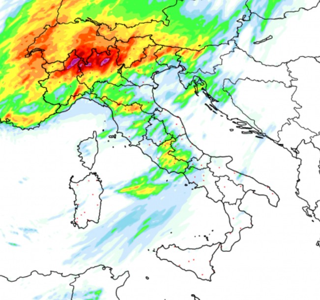 Nei prossimi giorni violenta ondata di maltempo su Bergamo e tutta la provincia
