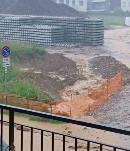 «Dopo l’alluvione del 9 settembre 2024, quella montagna di terra mi fa paura»