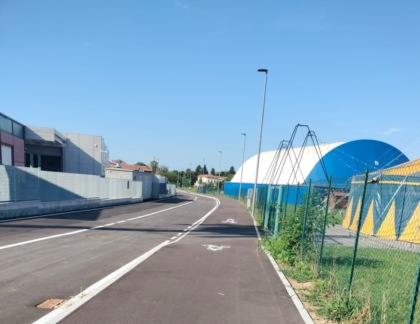 Ecco il nuovo tratto ciclopedonale di via Ferrante collegato alla Cittadella dello Sport