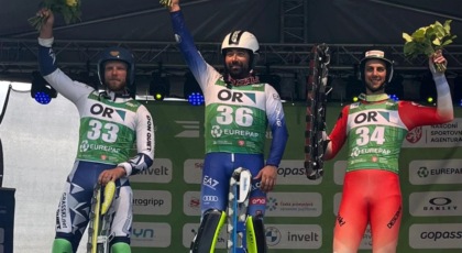 Il gandinese Gritti è campione del mondo di sci d’erba: l’oro arriva in supercombinata