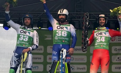 Il gandinese Gritti è campione del mondo di sci d’erba: l’oro arriva in supercombinata
