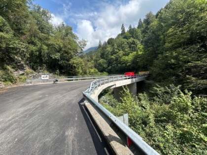 Riapre la provinciale 28 fra Algua e Selvino, interventi finiti con qualche giorno d’anticipo