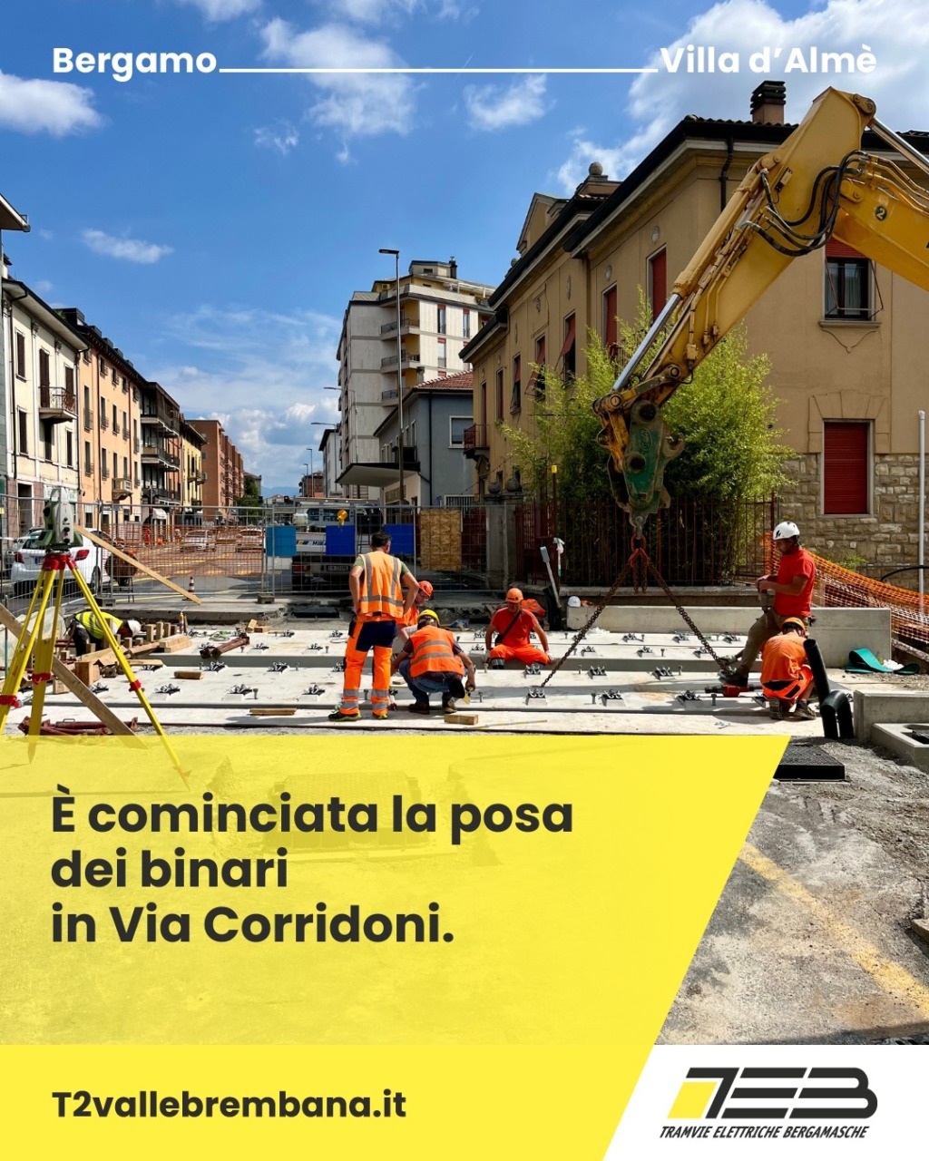 Si conclude la posa dei binari per la linea T2 in via Corridoni